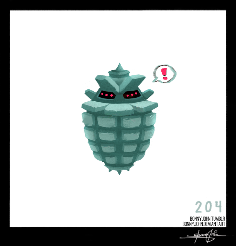 Illustration for article titled Piercing Pineco! Pokemon One a Day, Series 2!